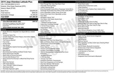 2019 Jeep Cherokee Latitude Plus 4x4