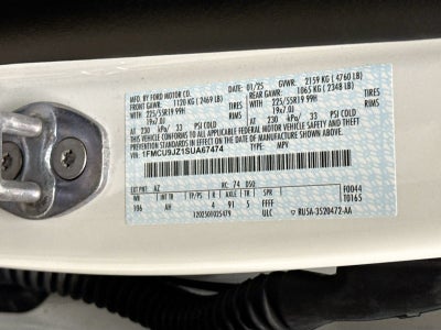 2025 Ford Escape Platinum