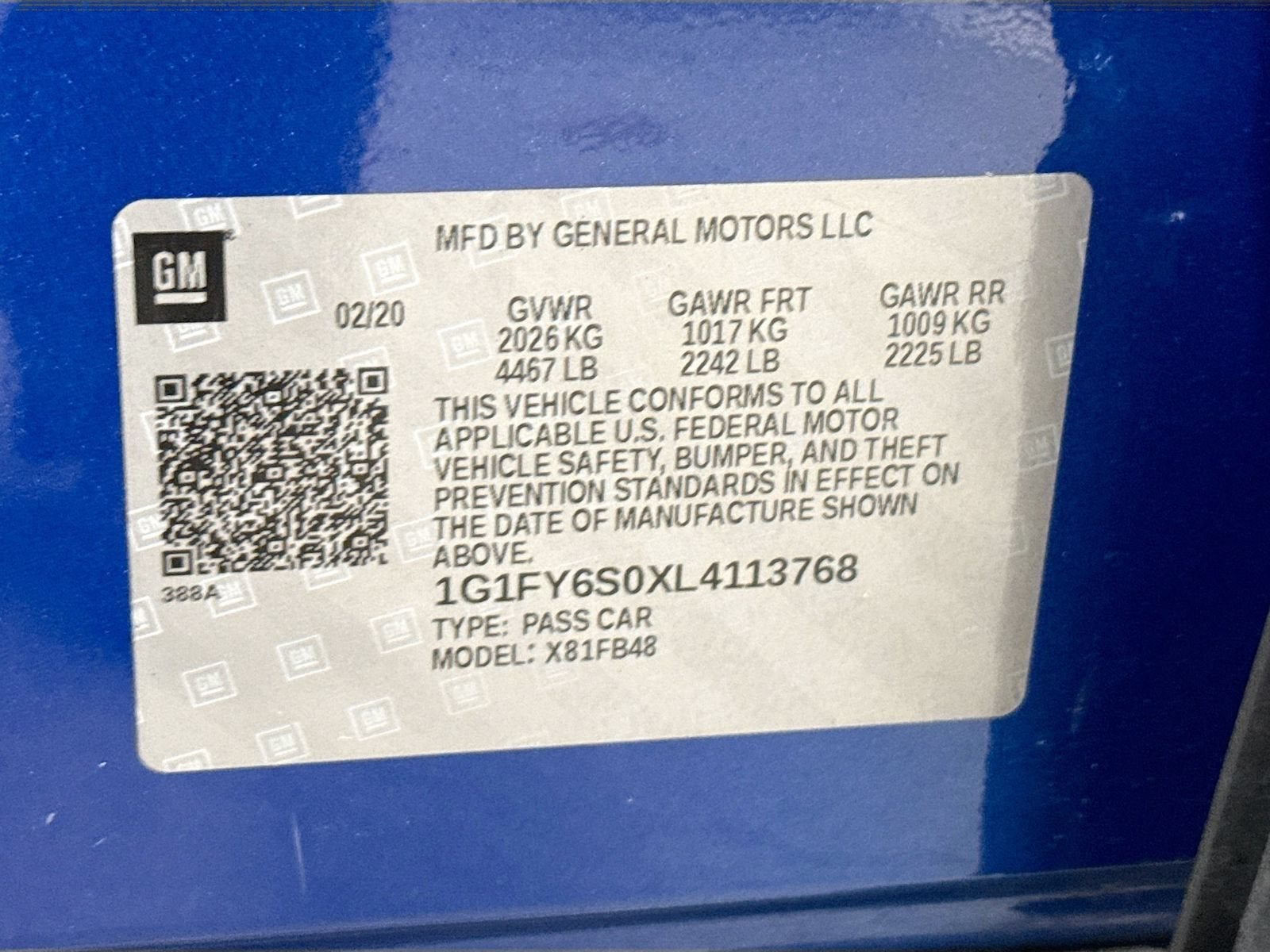 2020 Chevrolet Bolt EV LT