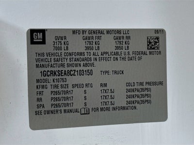 2012 Chevrolet Silverado 1500 LT