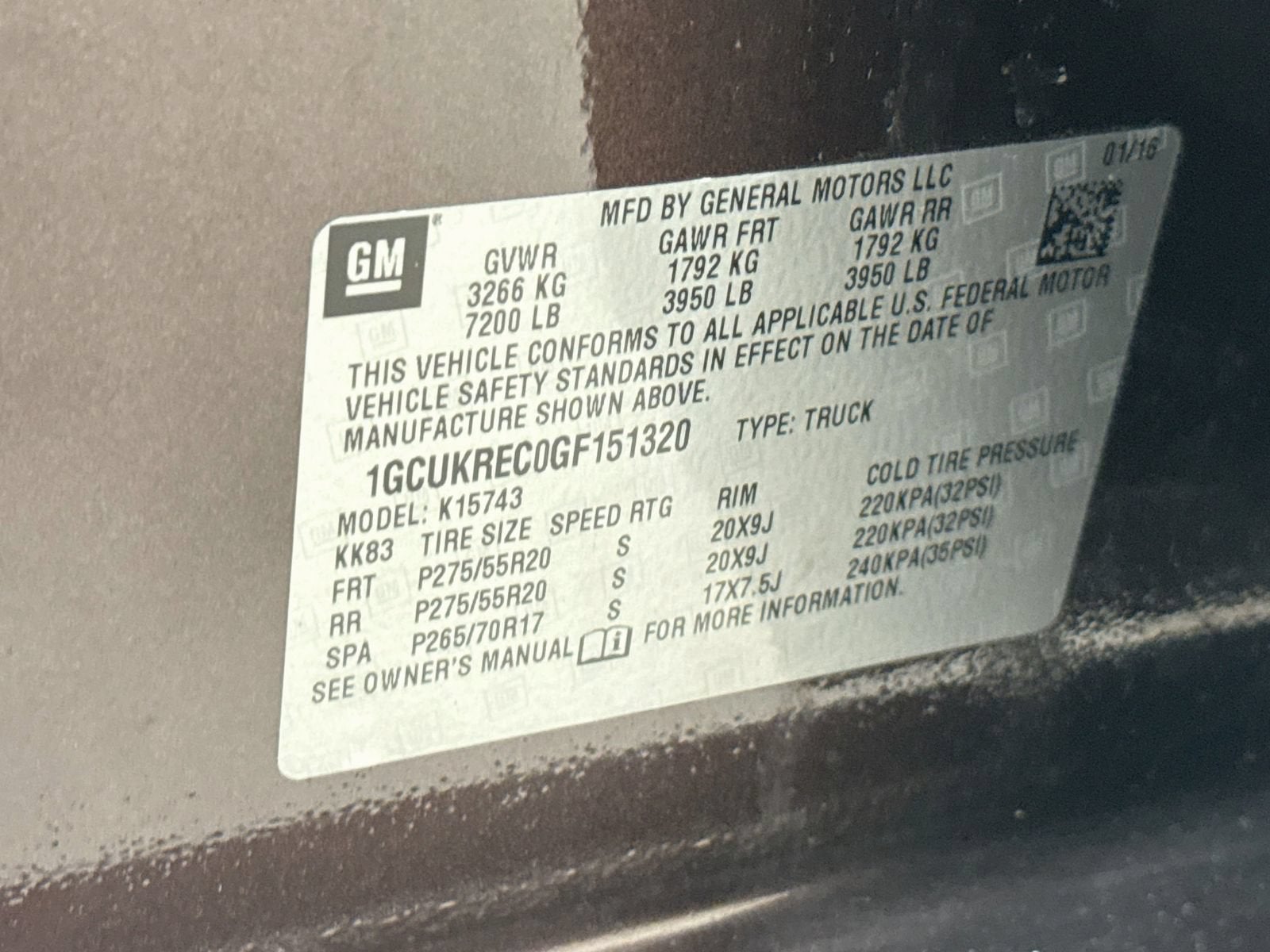 2016 Chevrolet Silverado 1500 LT