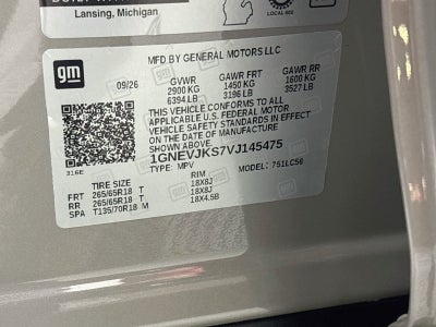 2027 Chevrolet Traverse Z71
