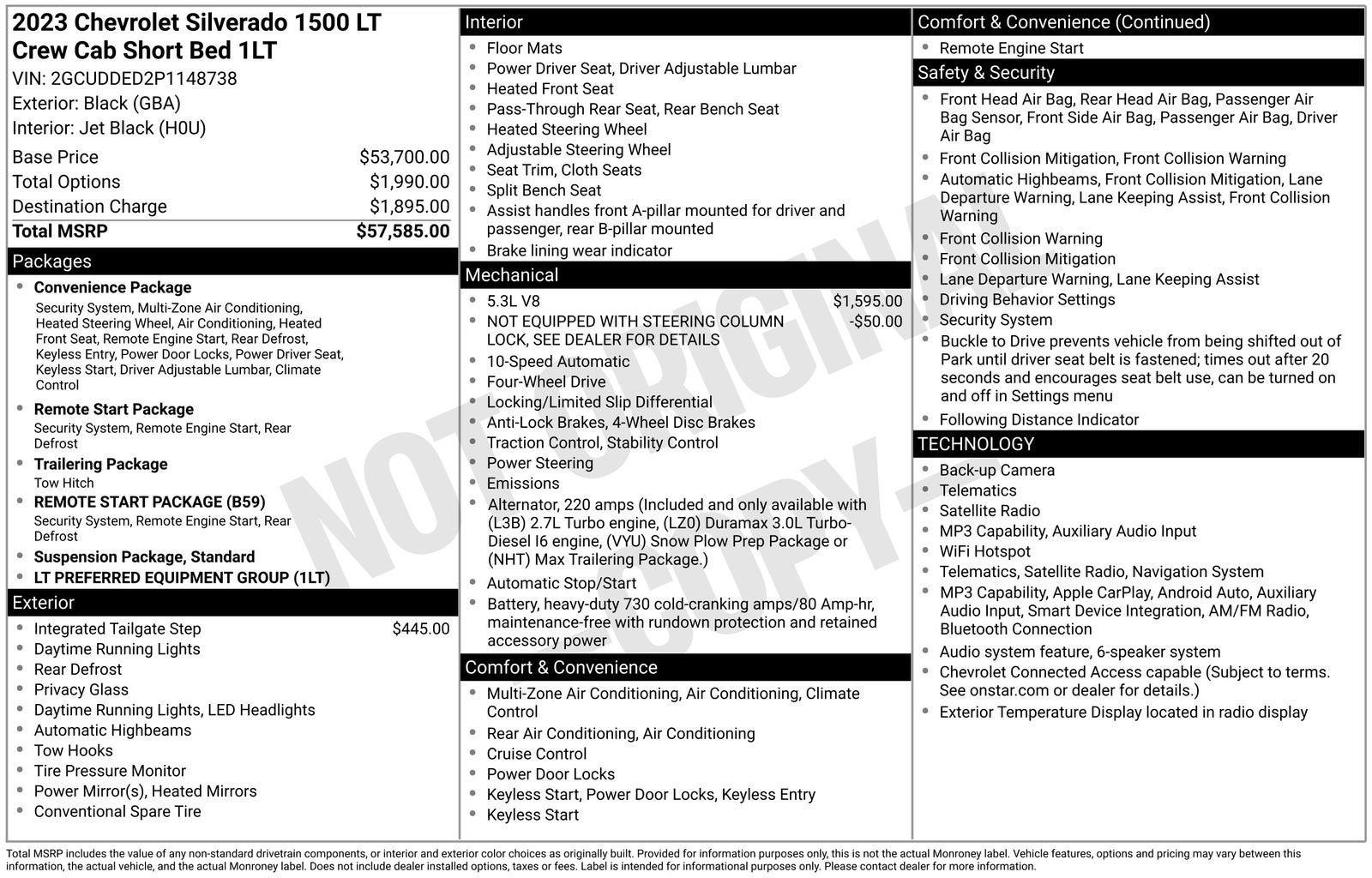 2023 Chevrolet Silverado 1500 LT