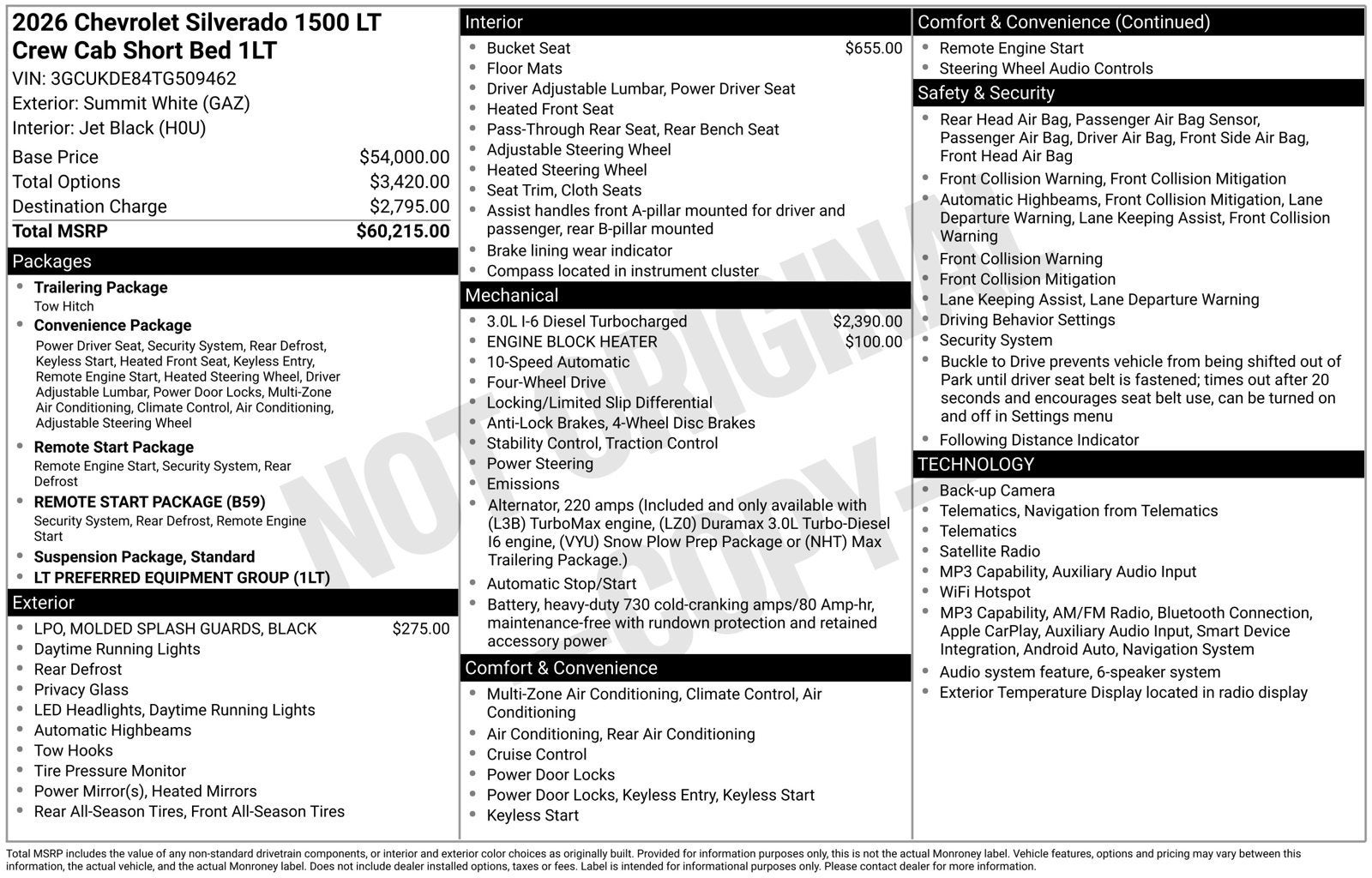 2026 Chevrolet Silverado 1500 LT