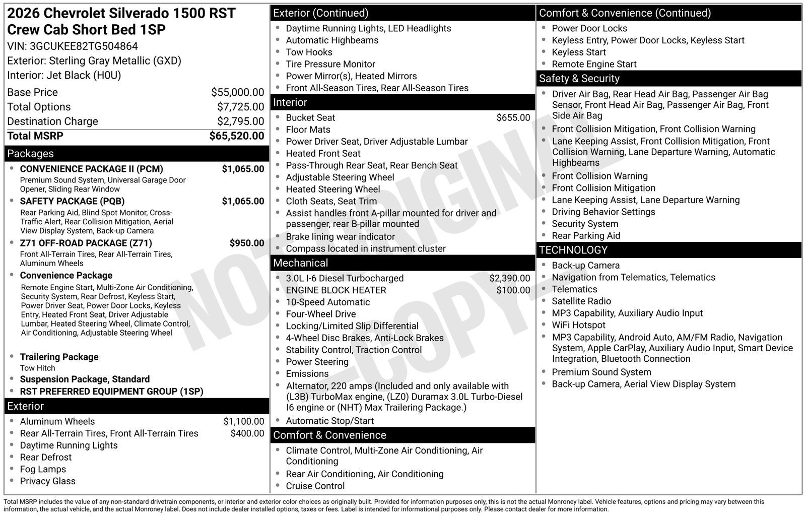 2026 Chevrolet Silverado 1500 RST