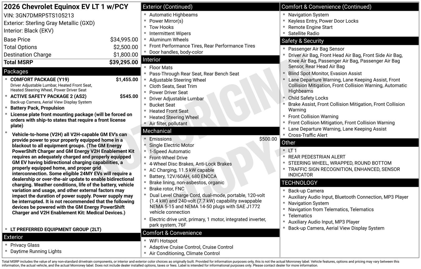 2026 Chevrolet Equinox EV LT