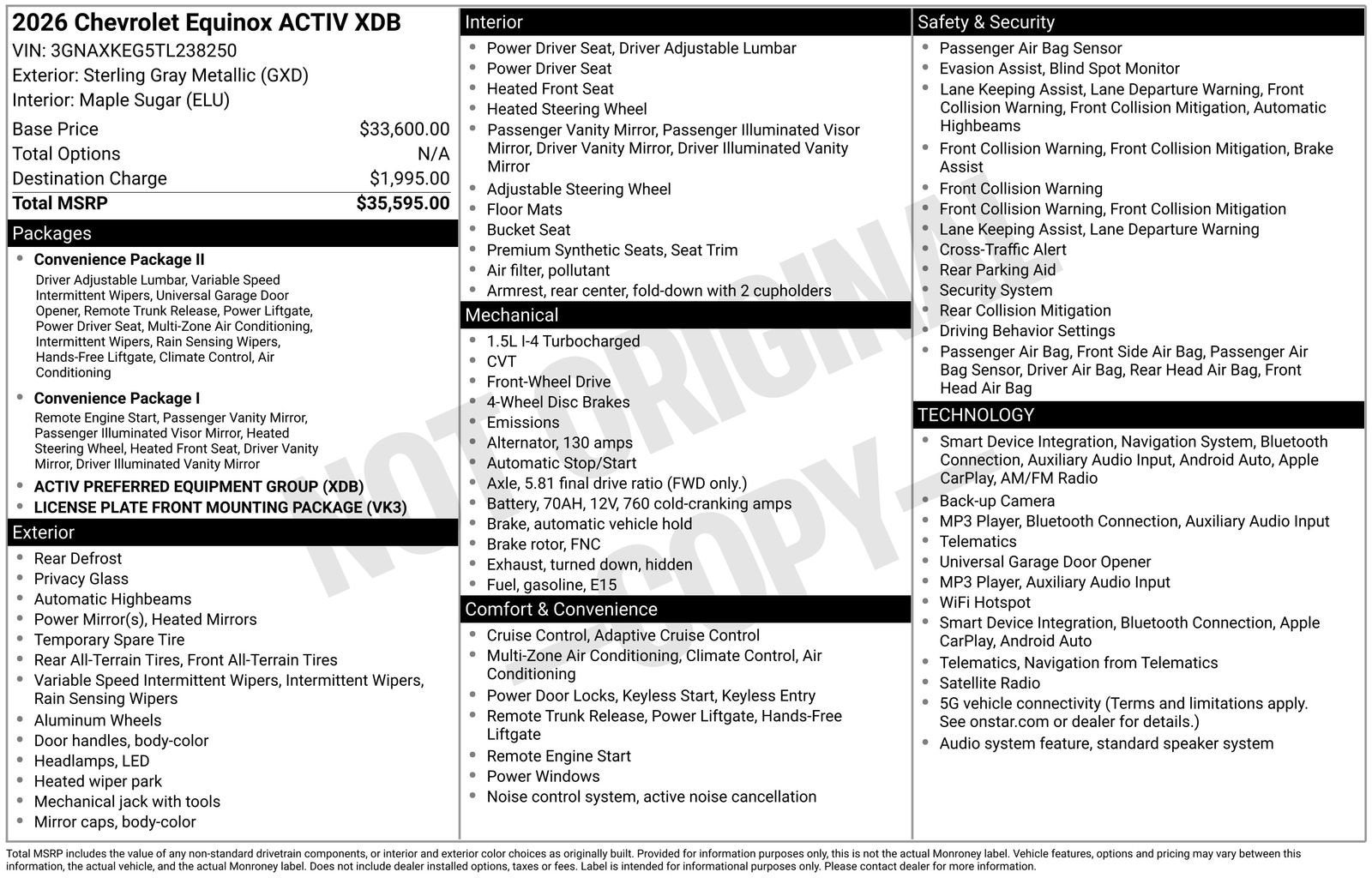 2026 Chevrolet Equinox ACTIV