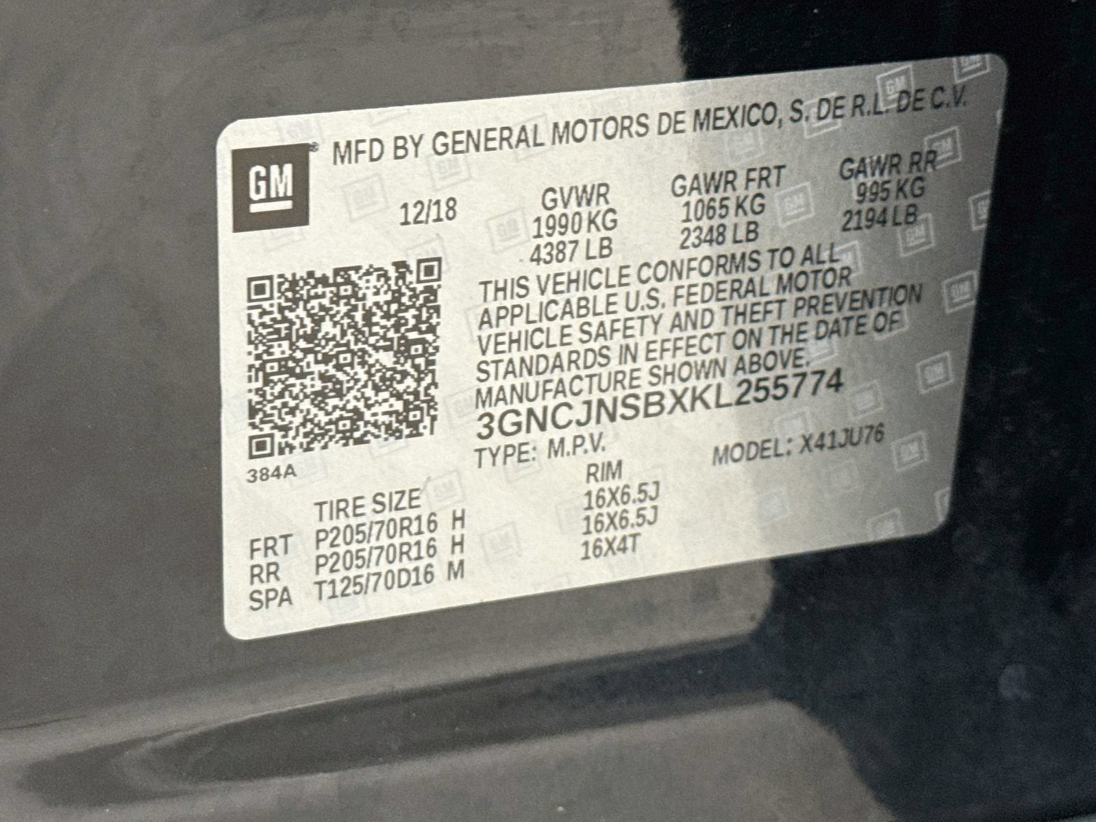 2019 Chevrolet Trax LS