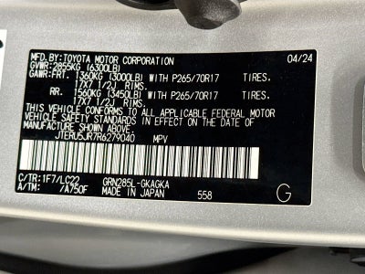 2024 Toyota 4Runner TRD Off Road Premium
