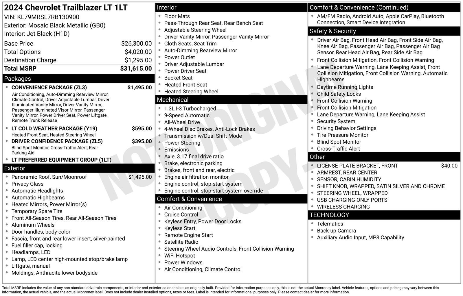 2024 Chevrolet Trailblazer LT