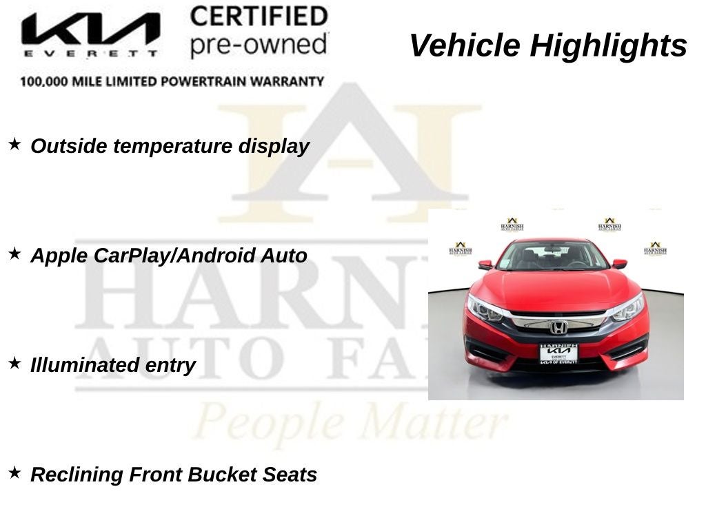 2016 Honda Civic EX