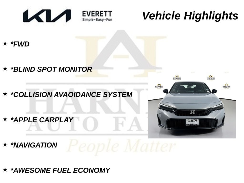 2025 Honda Civic Sport