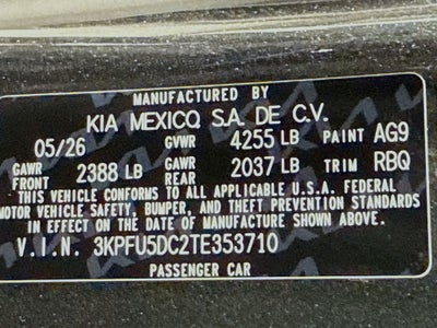 2026 Kia K4 GT-Line Turbo