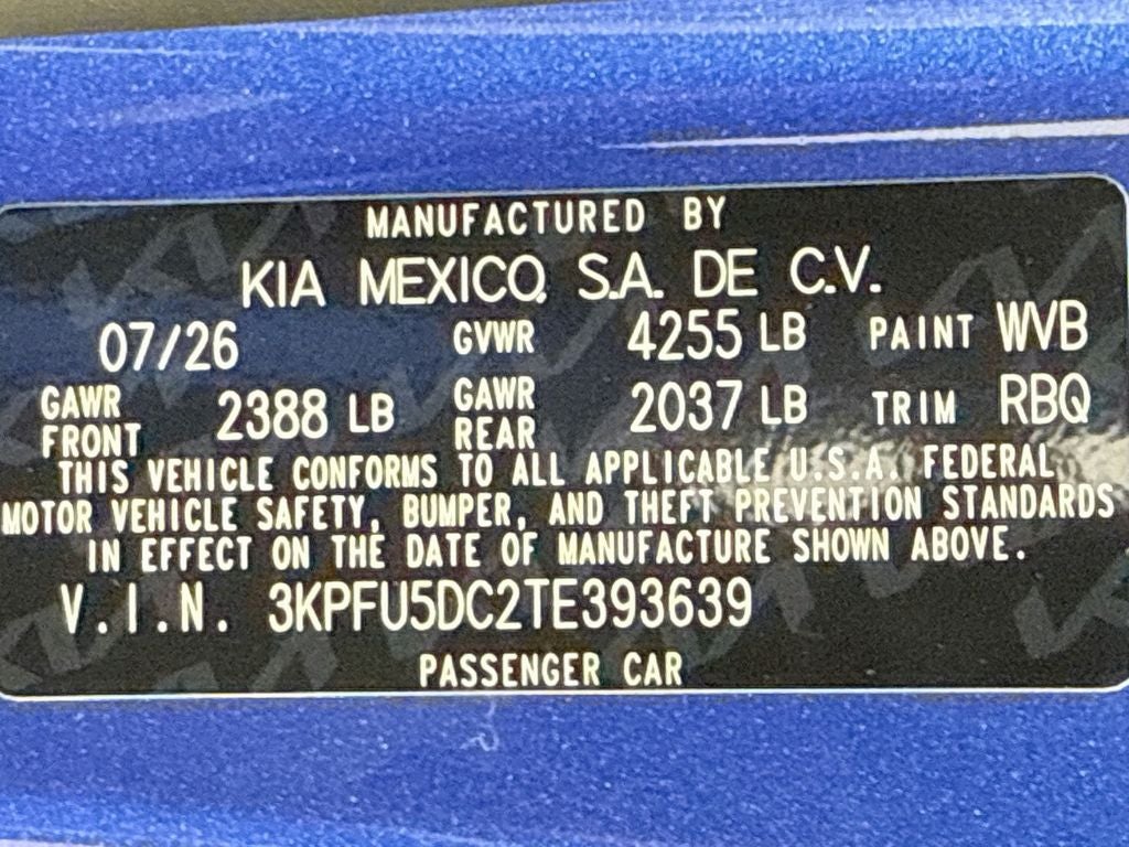 2026 Kia K4 GT-Line Turbo