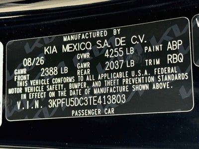 2026 Kia K4 GT-Line Turbo