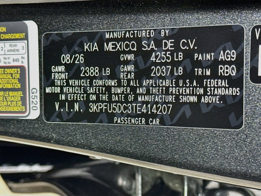 2026 Kia K4 GT-Line Turbo