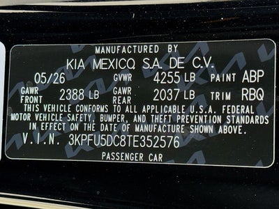 2026 Kia K4 GT-Line Turbo