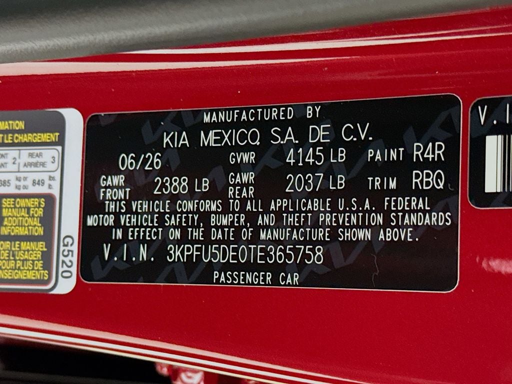 2026 Kia K4 GT-Line