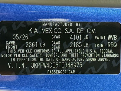 2026 Kia K4 GT-Line