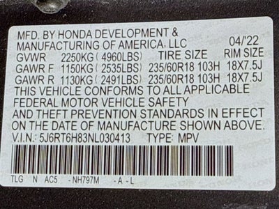 2022 Honda CR-V Hybrid EX-L