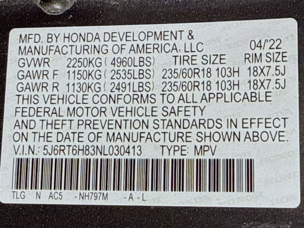 2022 Honda CR-V Hybrid EX-L