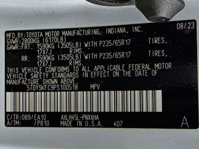 2023 Toyota Sienna XLE 7 Passenger
