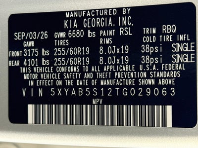 2026 Kia EV9 Light Long Range