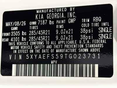 2026 Kia EV9 GT-Line