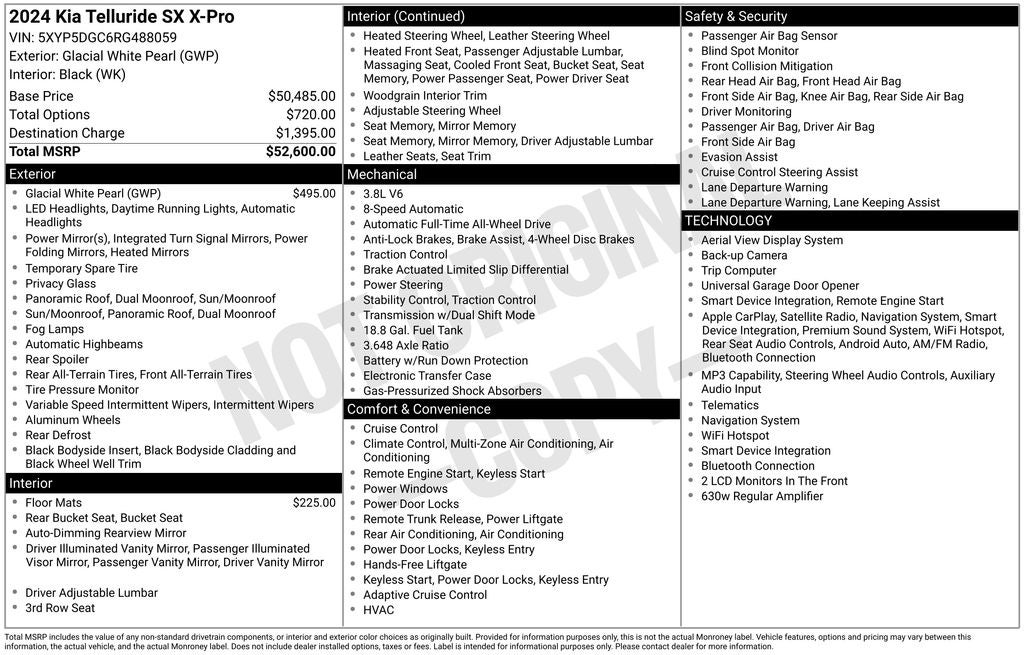 2024 Kia Telluride SX X-Pro