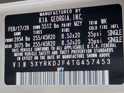 2026 Kia Sorento X-Line SX Prestige