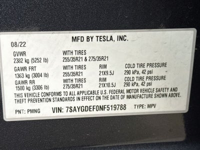 2022 Tesla Model Y Performance