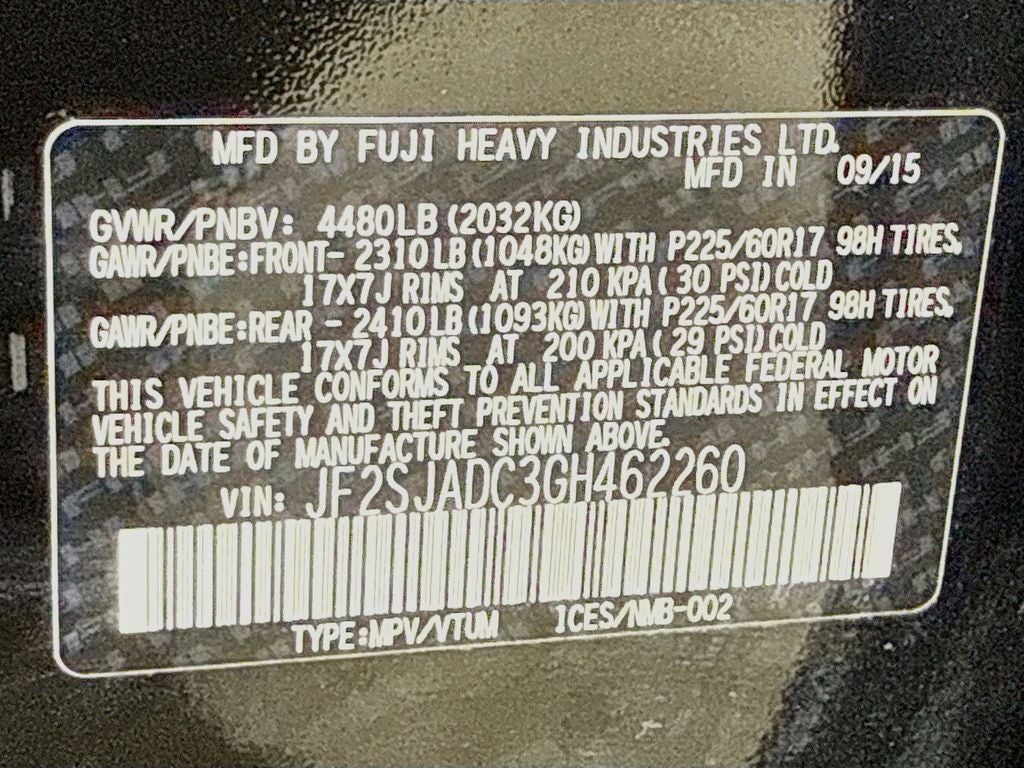 2016 Subaru Forester 2.5i Premium