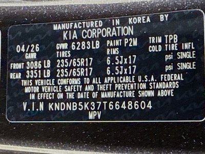 2026 Kia Carnival LXS