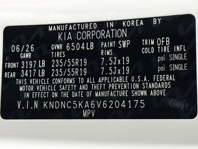 2027 Kia Carnival Hybrid EX