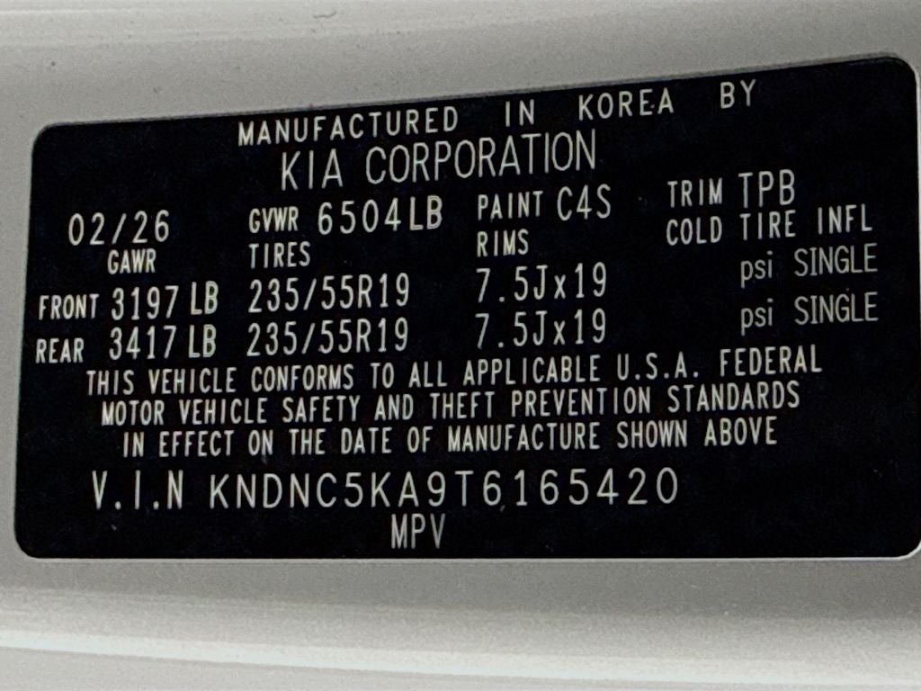 2026 Kia Carnival Hybrid EX