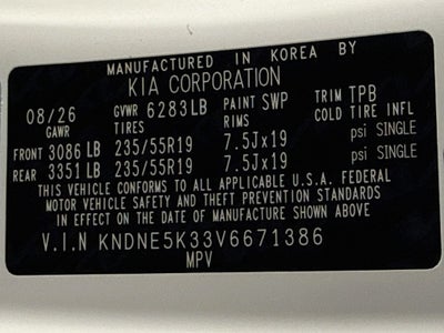 2027 Kia Carnival SX