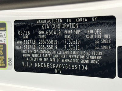 2027 Kia Carnival Hybrid SX