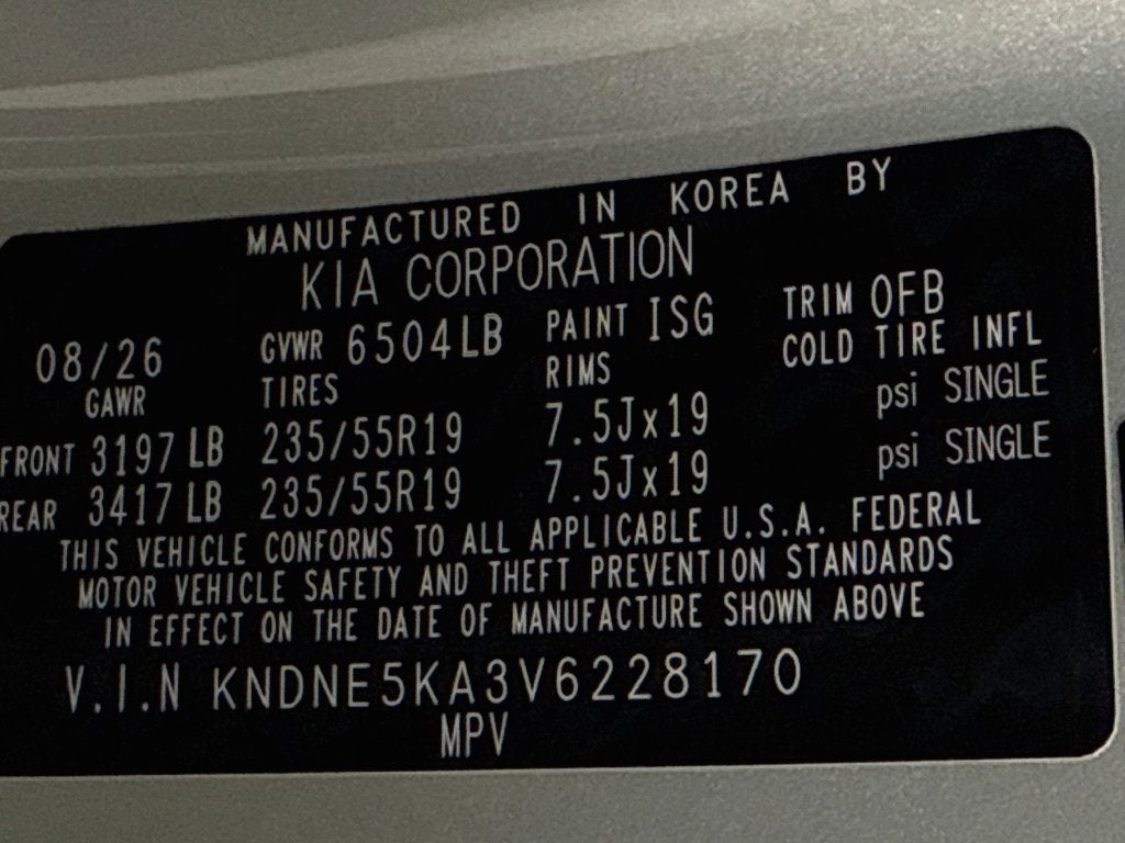 2027 Kia Carnival Hybrid SX Prestige