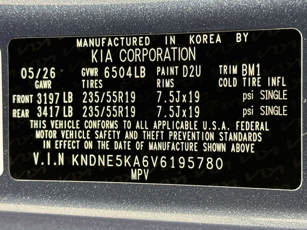 2027 Kia Carnival Hybrid SX