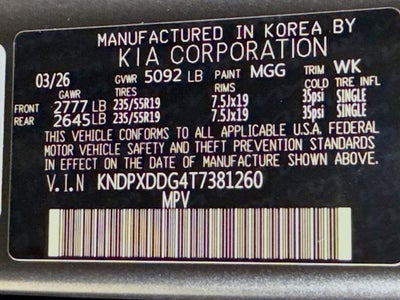 2026 Kia Sportage Hybrid SX-Prestige