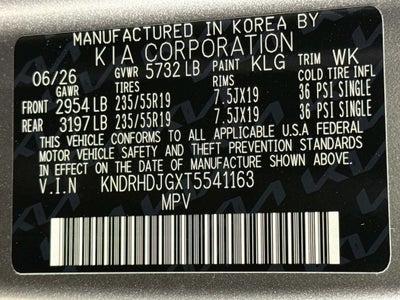 2026 Kia Sorento Hybrid EX