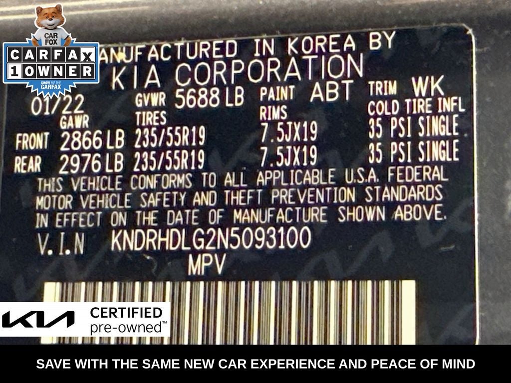2022 Kia Sorento Hybrid EX