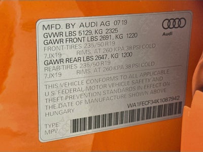 2019 Audi Q3 2.0T Prestige S line quattro
