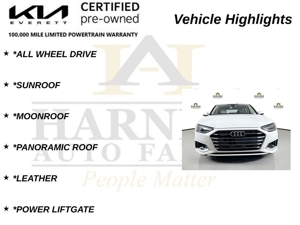 2021 Audi A4 40 Premium quattro