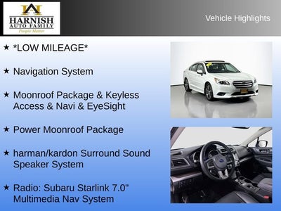 2016 Subaru Legacy Limited Limited