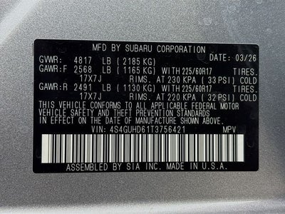 2026 Subaru Crosstrek Premium