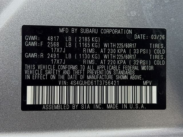 2026 Subaru Crosstrek Premium