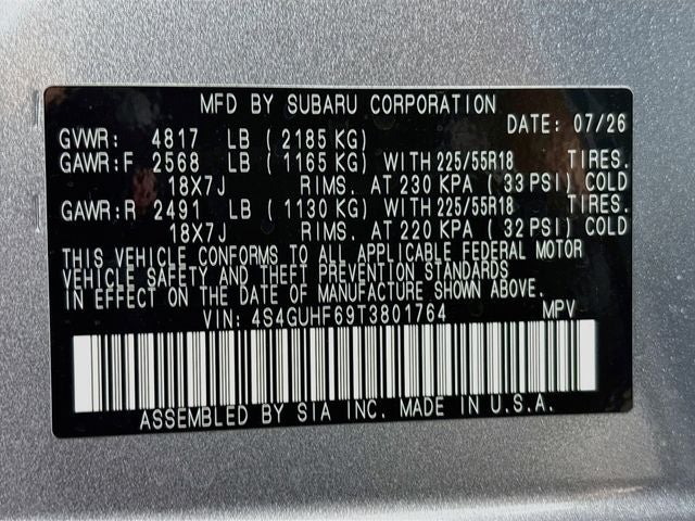 2026 Subaru Crosstrek Sport