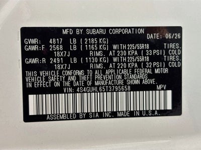 2026 Subaru Crosstrek Limited