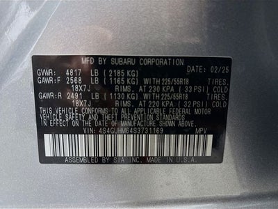 2025 Subaru Crosstrek Limited